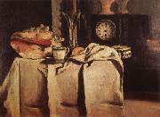 Paul Cezanne The Black Clock USA oil painting artist